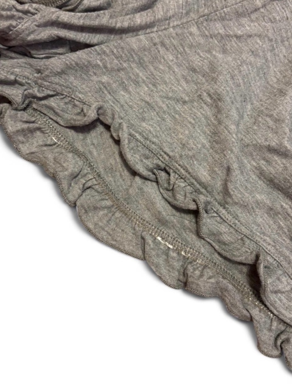 Target Gray Ruffle Sleep Shorts - Picture 2 of 2
